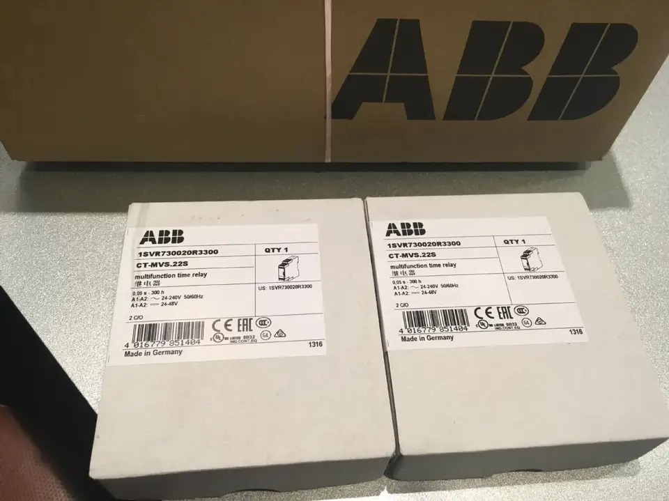 ABB 타임 릴레이 CT-MVS.12S 24-48VDC24-240AC 10081649 신