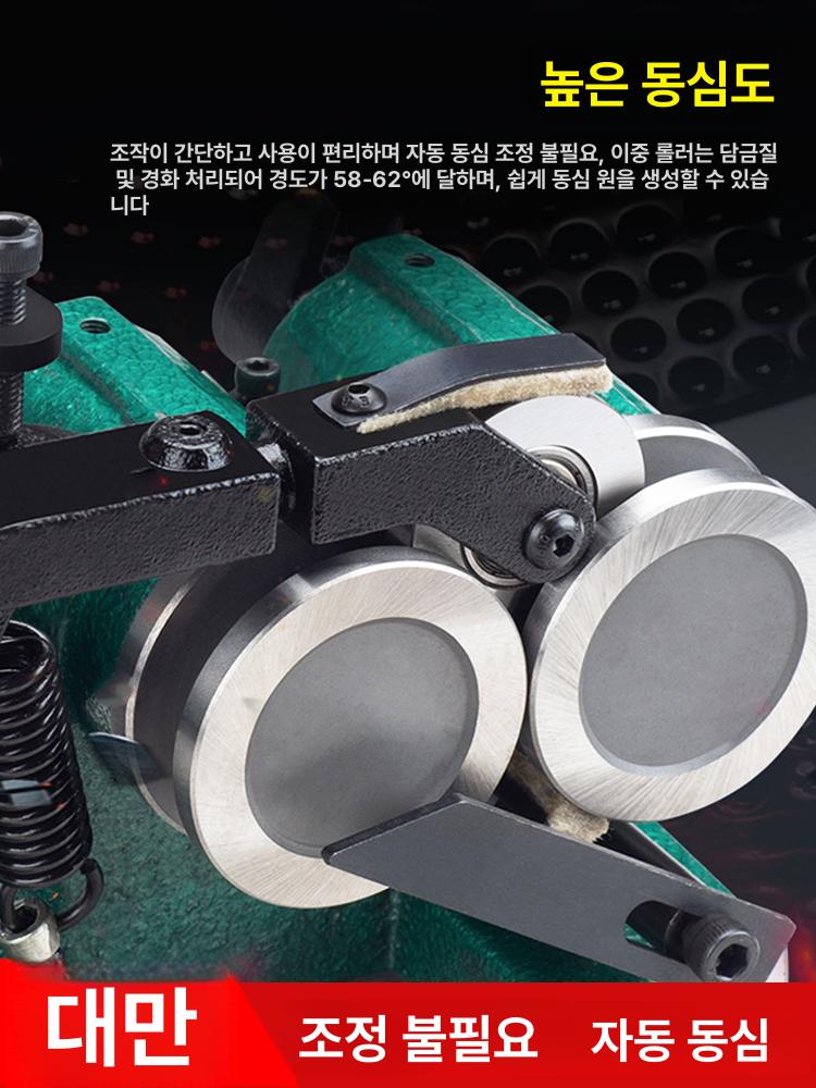 소형 그라인더 수동 고정밀 휠 그라인딩 정확도 탁상용 연삭 가공 밀링머신 장비 절삭 - 상세 이미지 3
