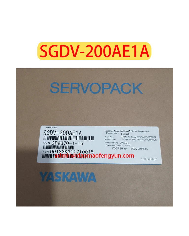 SGDV-200AE1A 서보 드라이브 SGDV 200AE1A
