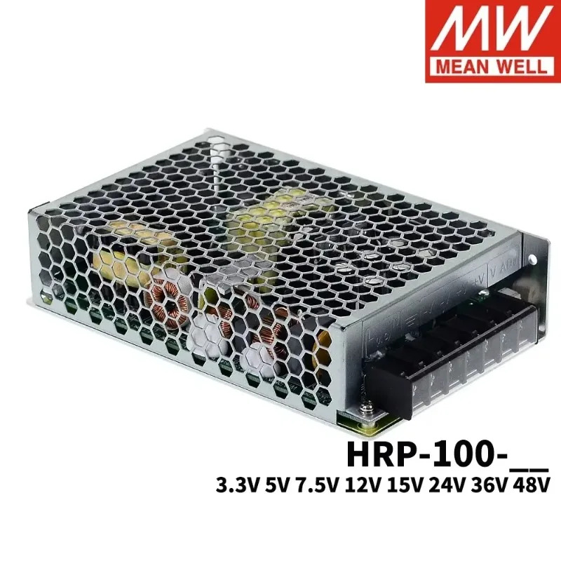 MEAN WELL HRP-100 HRP-100-12 12V 8.5A 100W 단일 출력PFC 기능 스위칭 전원공급장치 포함