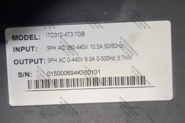 주파수 변환기 iTD310-4T3.7GB 380V 3.7KW 리퍼 완료 OK