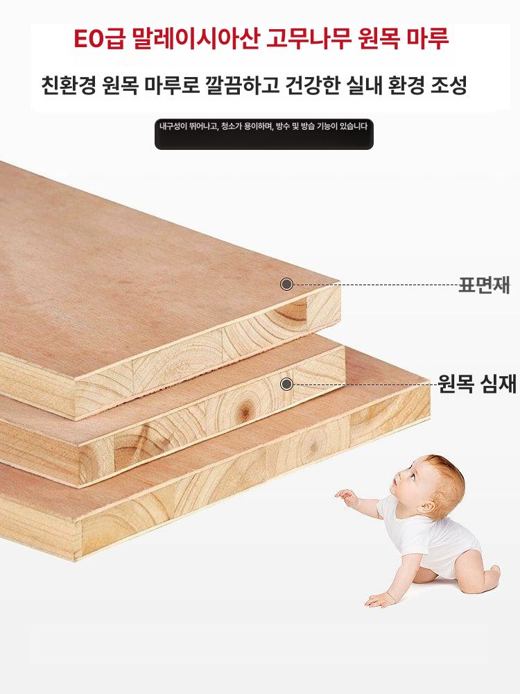 원목 벽걸이 진열장 소품장식장 디스플레이 선반 월넛 칸막이형 정리대 - 상세 이미지 2