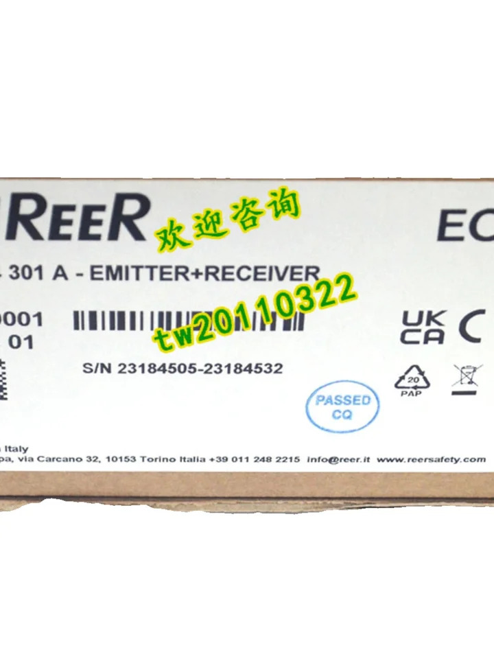 실제 EOS4 301 A 이탈리아 REER Ruio 안전 조명 협대상