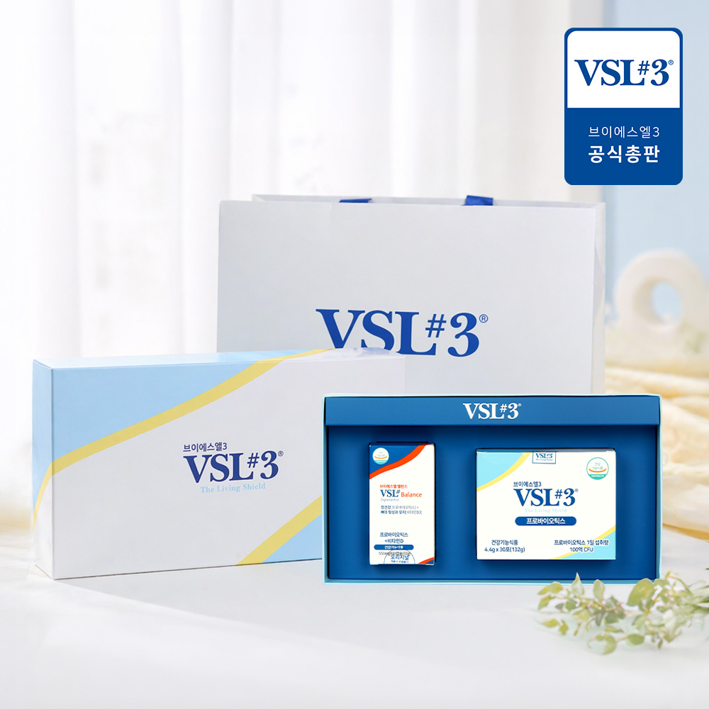 [선물세트] VSL3 브이에스엘 밸런스 60 캡슐 2개월+오리지널 30포 1개월 - 상품 이미지