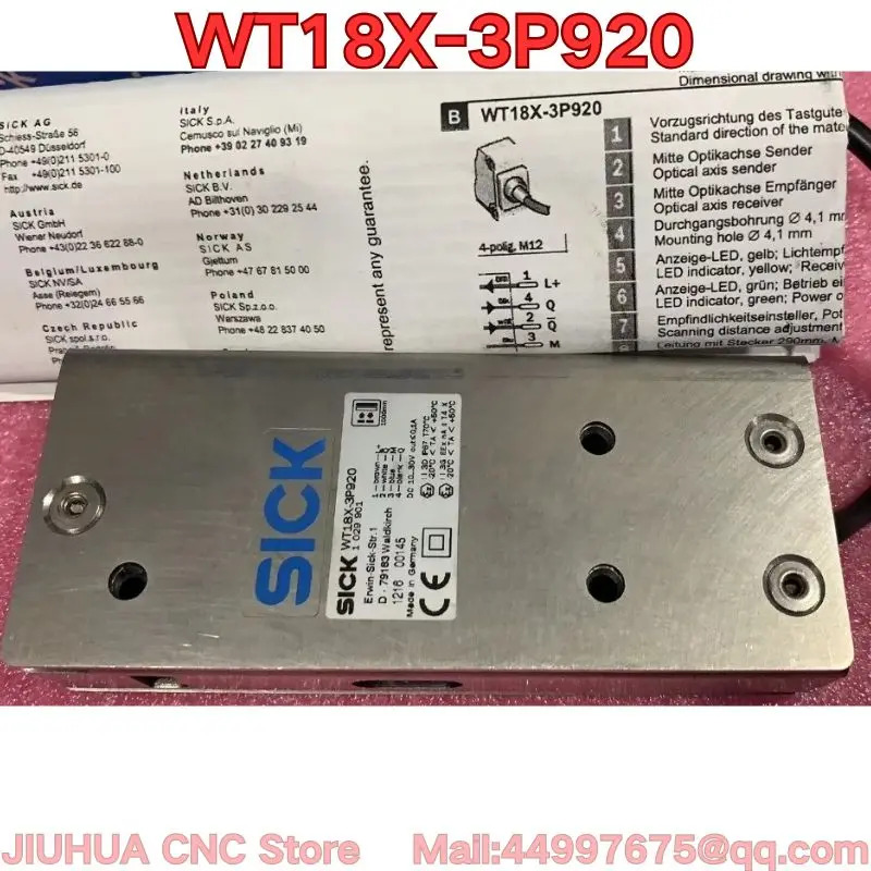 WT18X-3P920 광전센서