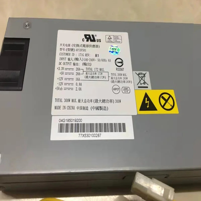 Acbel 1U 전원공급장치 API3FS01 PSU 300W 신