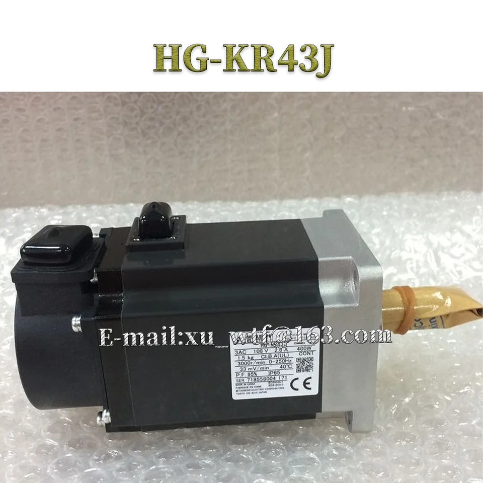 오리지널 400W AC 서보모터 HG-KR43J 신