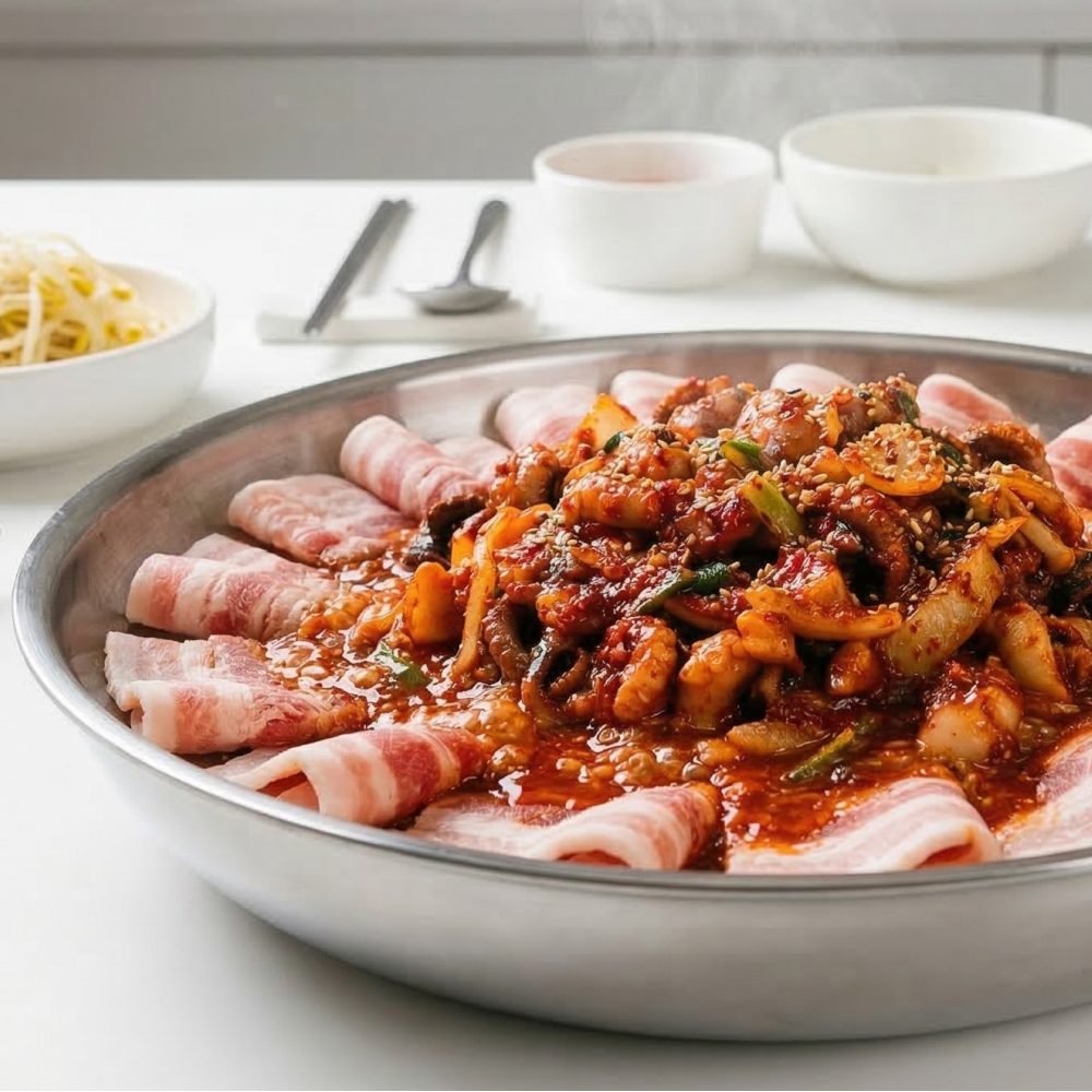 타우린폭탄 보양선 저당 쭈꾸미 볶음 양념 밀키트 캠핑 요리 보양식 500g, 10개 이미지 7