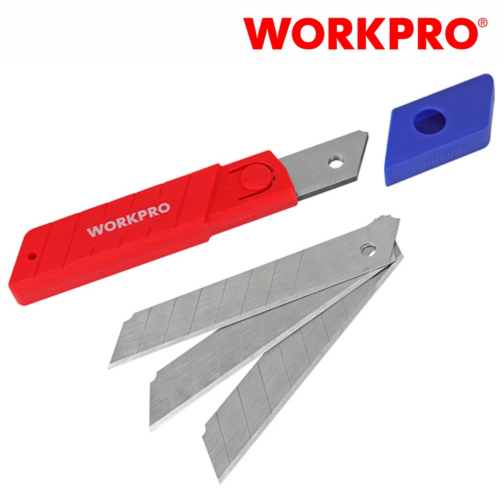워크프로 캇타칼날 WP212004 10PCS 18mm SK2 고급 칼날교체 나이프 - 상품 이미지