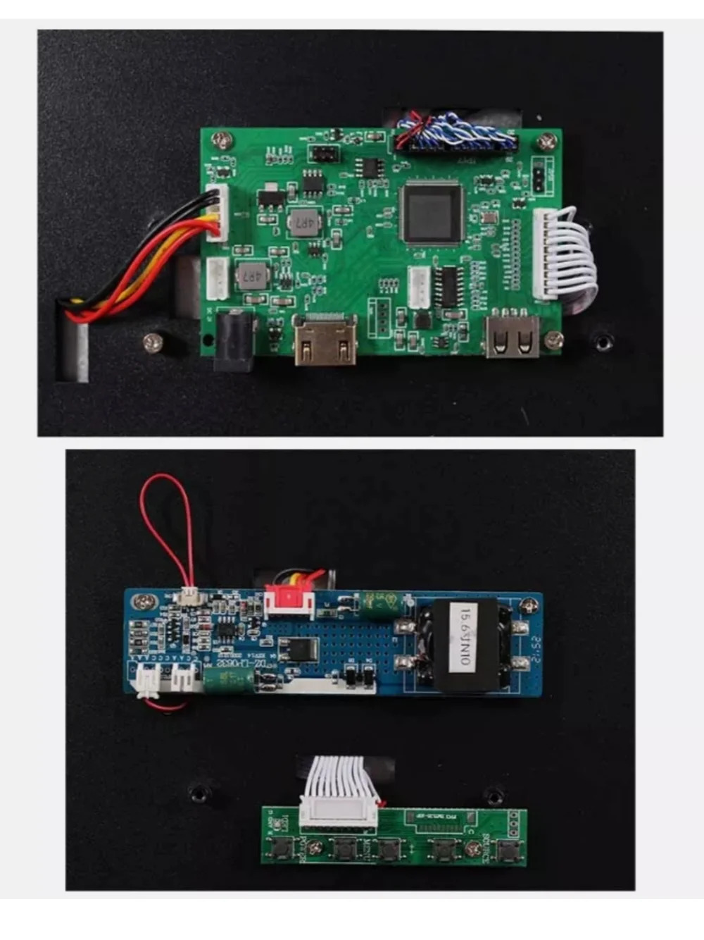 15.6인치 1920x1080 1000nit 야외 LCD 화면 HDMI USB 보드 금속 케이스