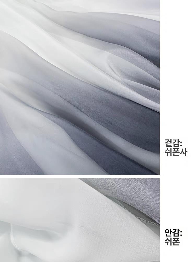 드레스 원피스 모던 댄스복 연습 한국무용 공연의상 무대복 스커트 댄스스포츠 대회 - 상세 이미지 4