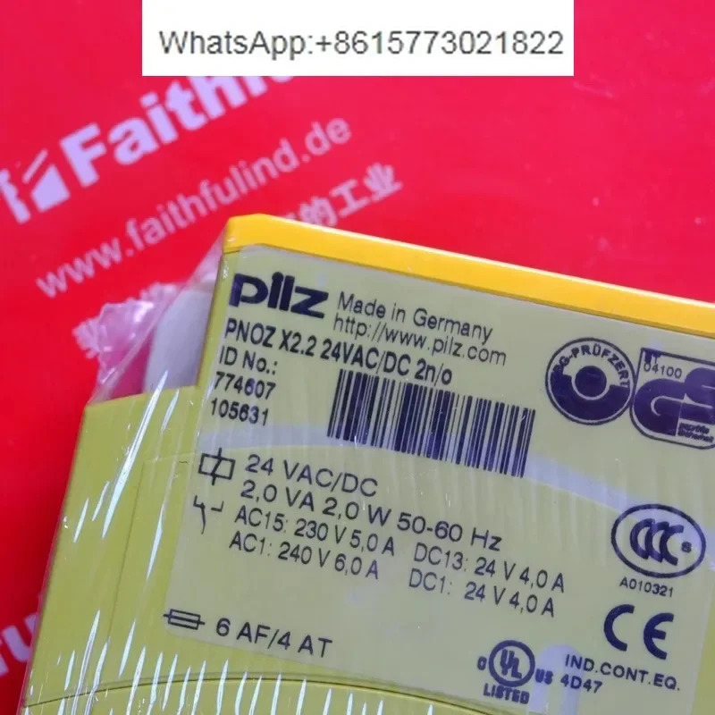 Pilz 774607 안전 모듈 PNOZ X2.2 24VAC/DC 2n/o