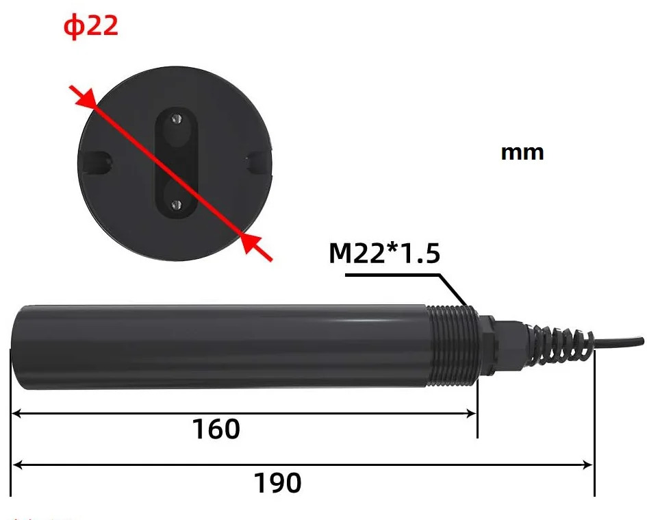 LORA Lorawan 무선 디지털 탁도 센서 수질 감지기 OEM ODM 지지대 산업수질 리퍼 4-20mA RS485