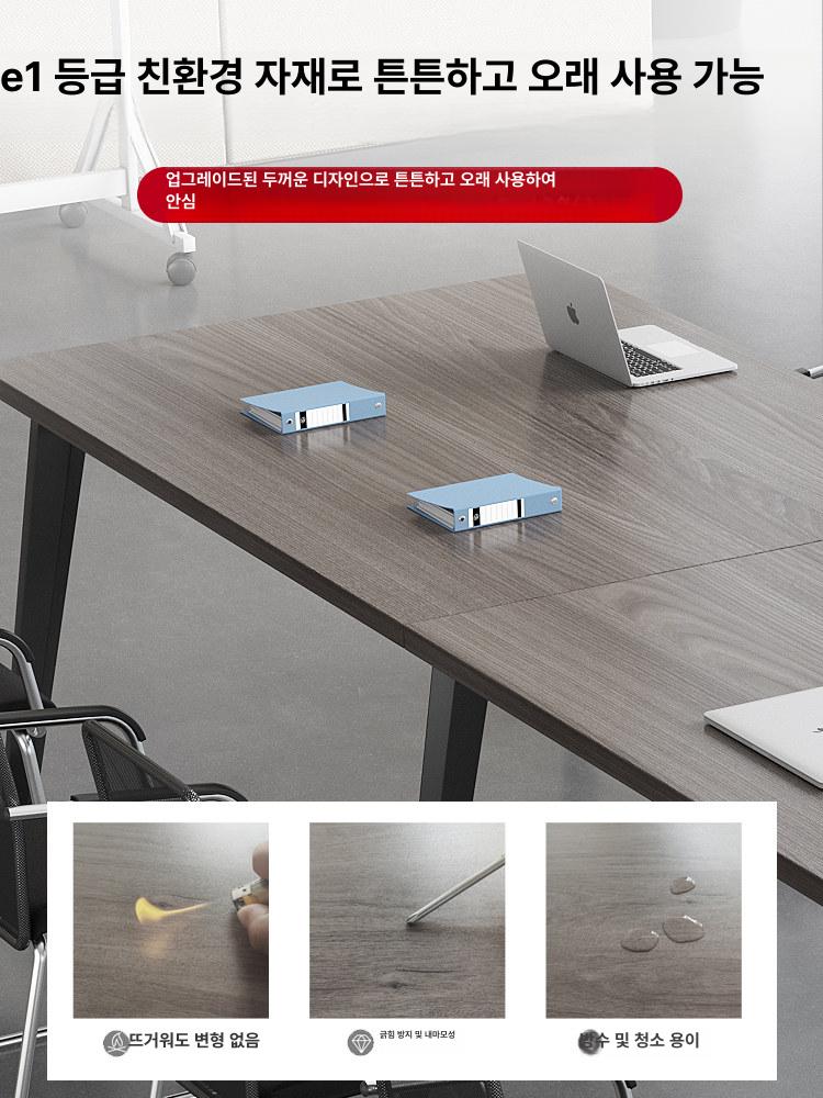 미술학원 책상 강의실 공부테이블 과외 책걸상 작업대 대형직사각 회의용 교육업무용 - 상세 이미지 4