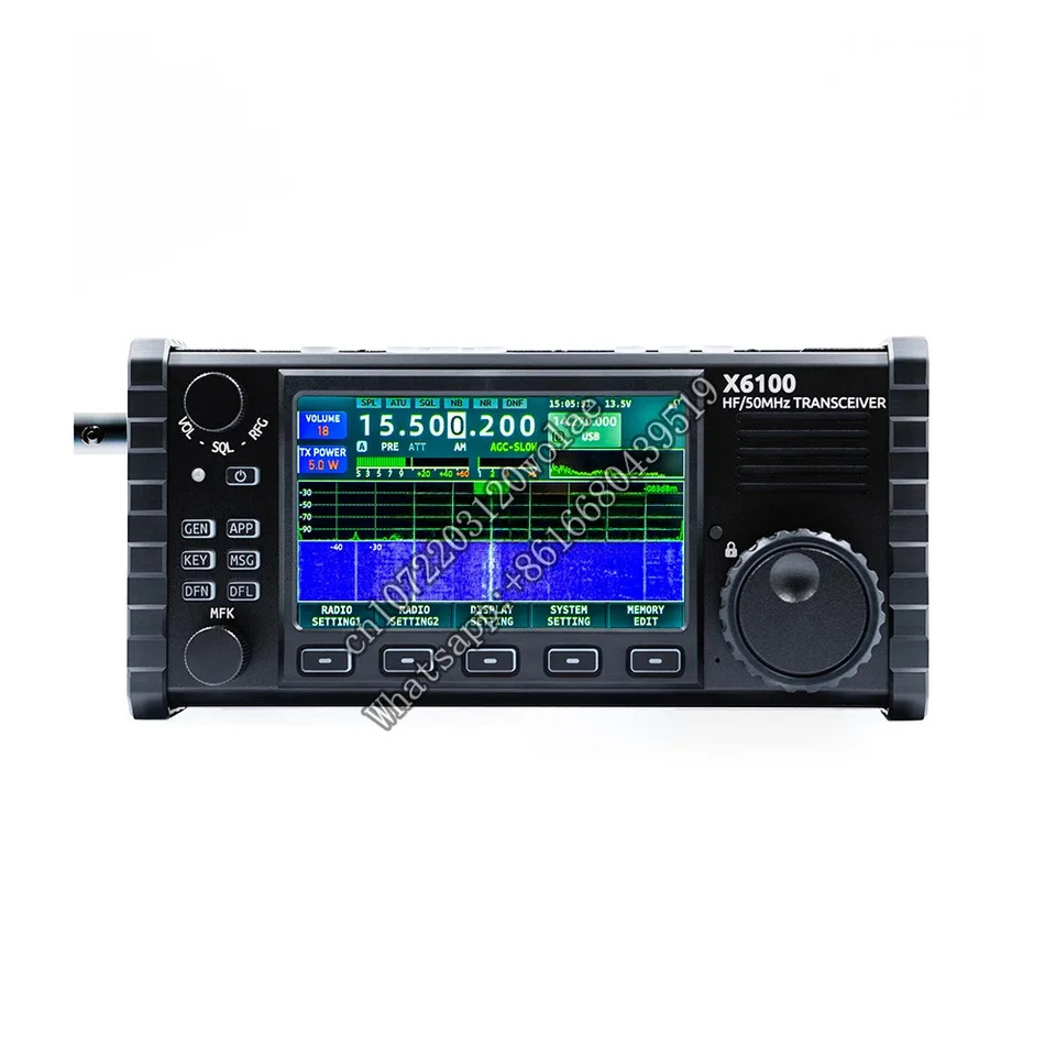 모드 휴대SDR 안테나 튜너 XIEGU X6100 50MHz HF 트랜시버