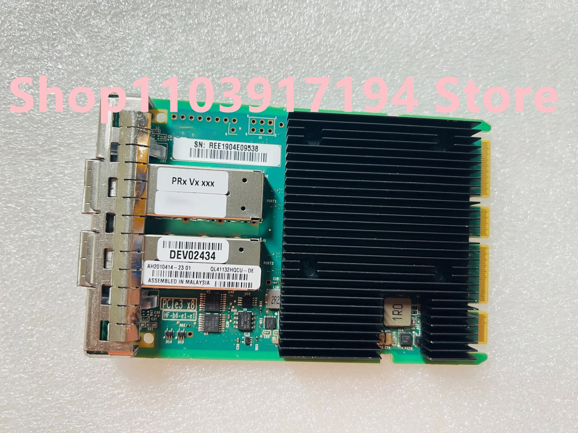 듀얼 포트 광섬유 네트워크 카드 델 0RHVFN OCP3.0 QL41132HQCU-DE기가비트