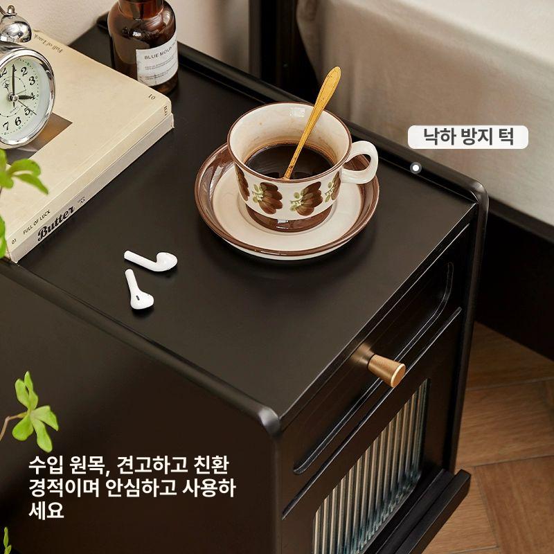 수납 슬림협탁 모던 서랍장 거실 엔틱협탁 원목협탁 인테리어 서랍형 심플 - 상세 이미지 4