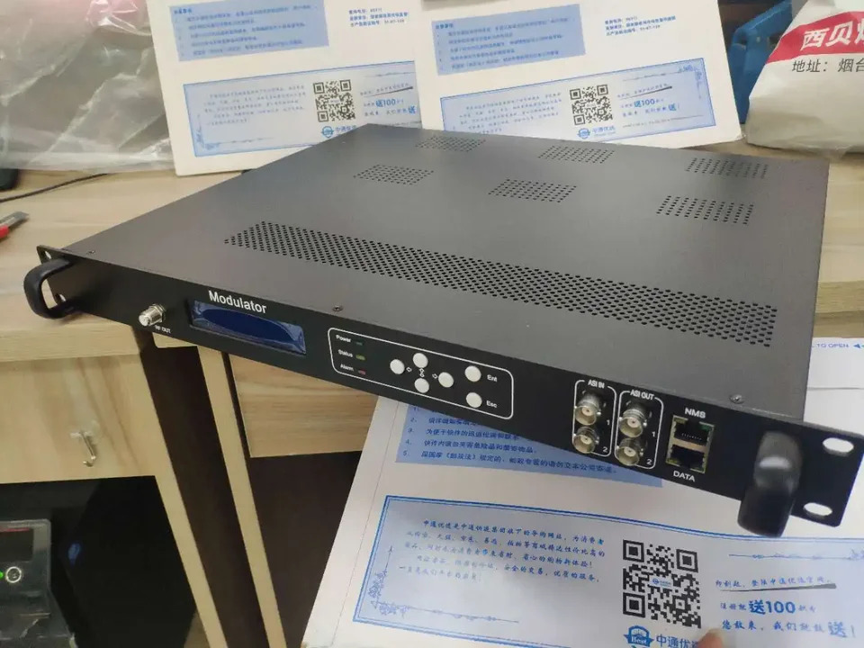 디지털 케이블 TV 변조기 8채널 HD 입력 주파수 isdbt dvbc 또는 dvbt 인코더