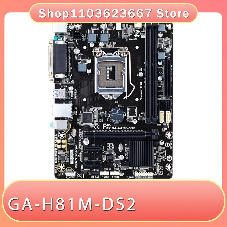 기가 바이트호환 1150 소형 마더보드 GA-H81M-DS2