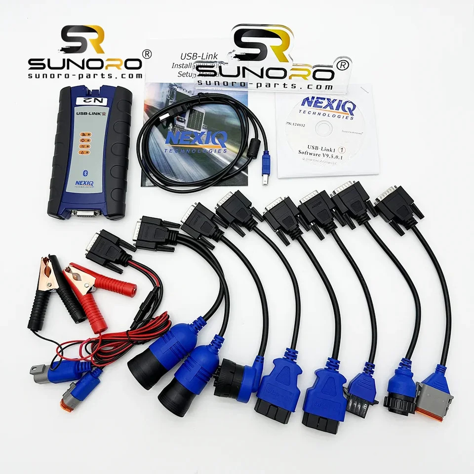 USB 125032 디젤 인터페이스 진단 소프트웨어 블루투스 중장비 트럭 스캐너 도구 N2 NEXIQ2