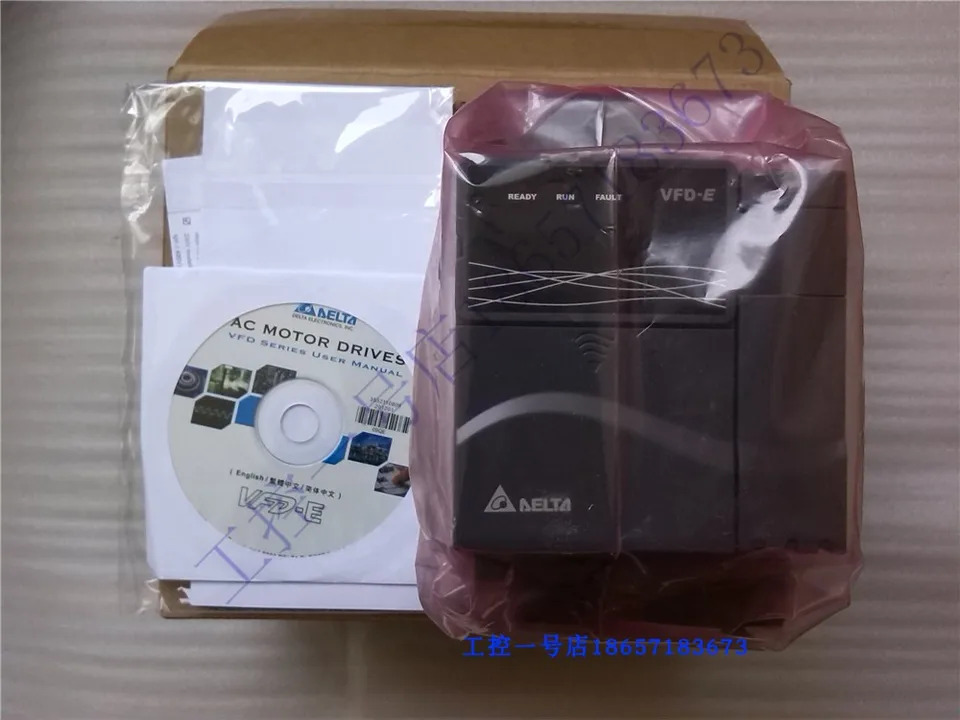 델타 E 시리즈 인버터 VFD037E43A 380V 3.7KW 포장 신