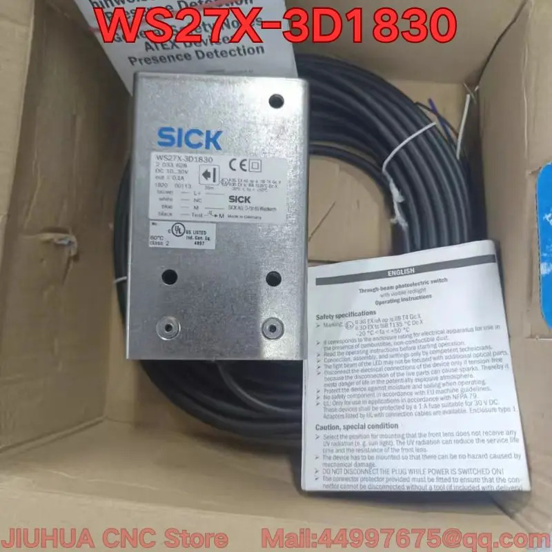 WE27X-3P1830 WS27X-3D1830 광전센서 상자는 상대적으로 오래되었습니다.