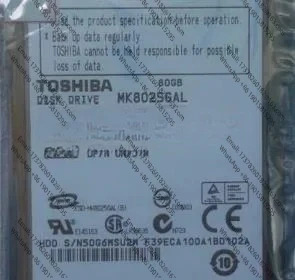 1.8인치 HDD CE/ZIF 80GB MK8025GAL A1237