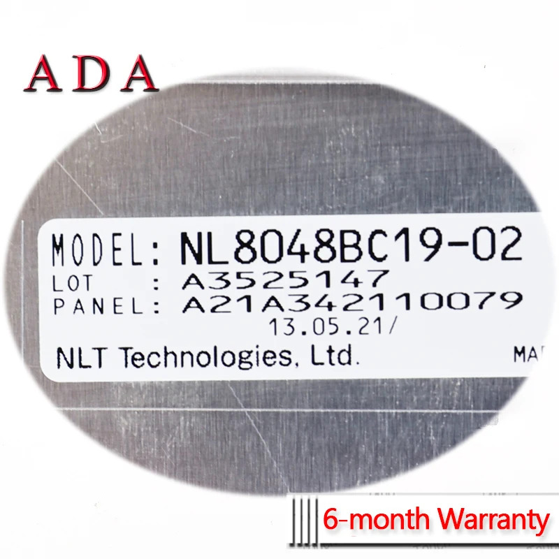 NEC NL8048BC19-02 NL8048BC19-02C LCD 디스플레이 패널 신 오리지널