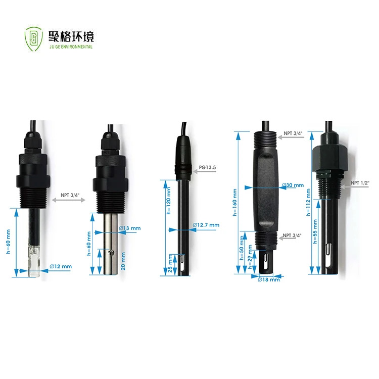 디지털 전도도 TDS 염분 센서 RS485 프로브 20-5000us 30-500ms EC