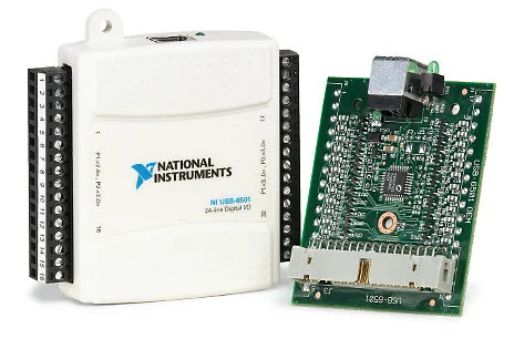 USB 디지털 I/O 장치 와이어링 터미널 US NI USB-6501 779205-01 신