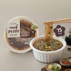 슬로우래빗 가벼운 곤약 모밀면 컵면 330g, 4개 맛있게 먹은 솔직 후기 - 상품 이미지 2