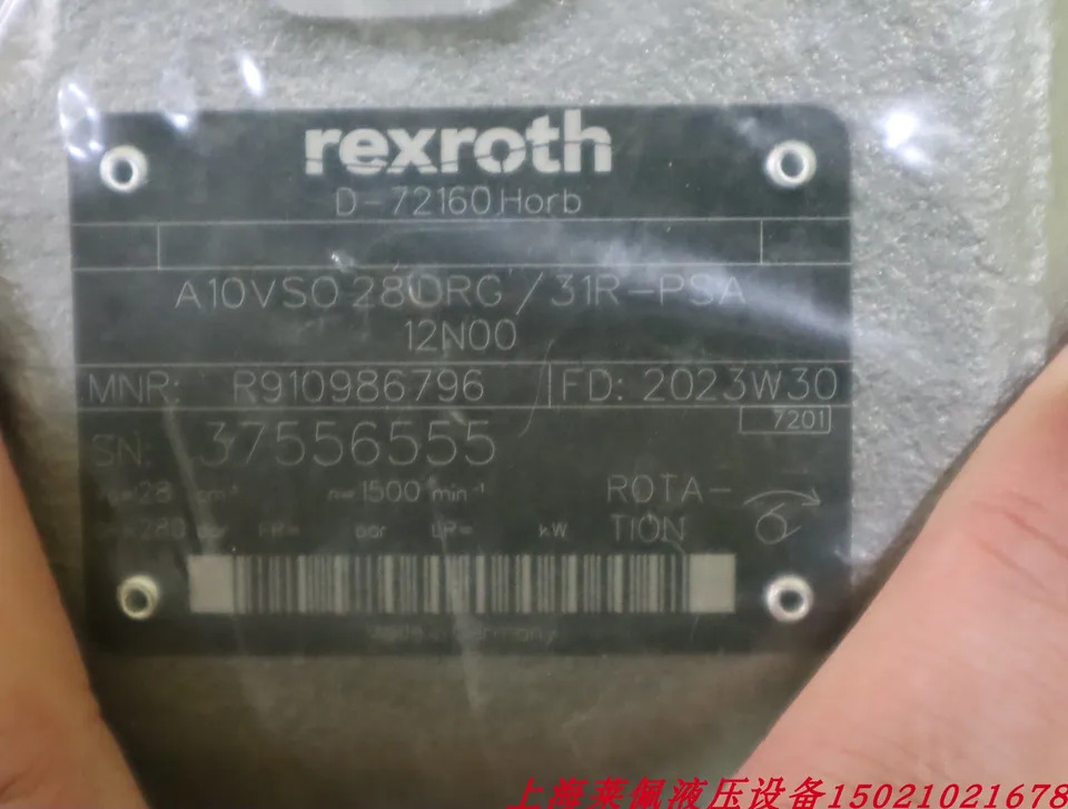 독일 렉스로스 펌프 A10VSO28DRG/31R-PSA12N00 R910986796