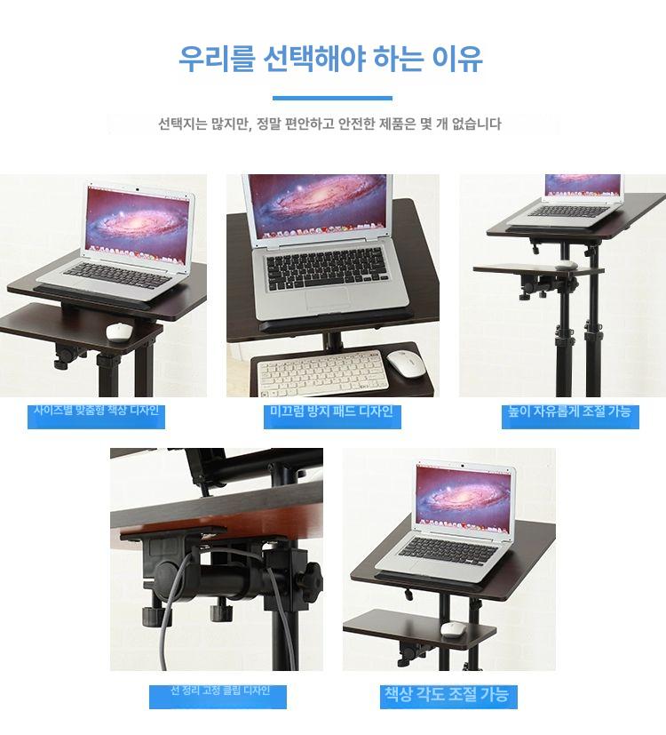 핸드폰거치대 조절식 이동형 스탠드 브래킷 받침대 이젤형 스탠딩 - 상세 이미지 5