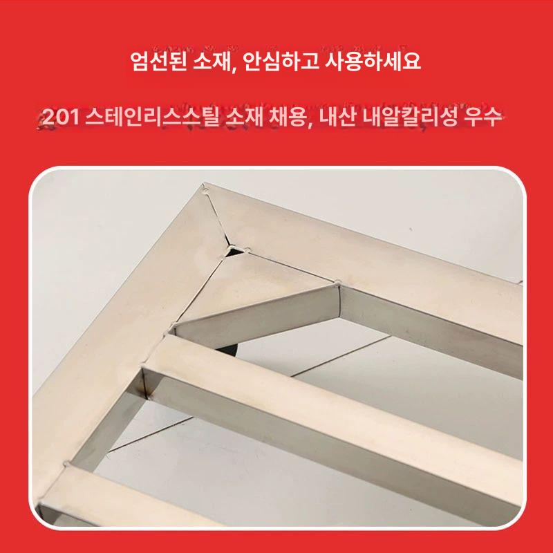 다용도 이동식받침대 플라스틱 바퀴달린 롤러 물받침 거치대 - 상세 이미지 4