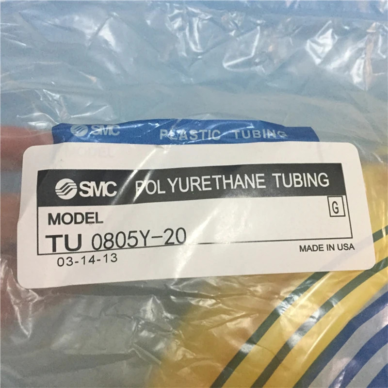 TU0425Y-20 TU0604Y-20 TU0805Y-20 TU1065Y-20 TU1208Y-20 SMC 공압 노란색 에어 호스 TU 시리즈 20m