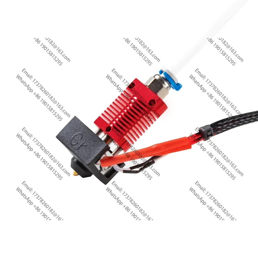 2pcs Ender 3 V2 압출기 엔드 전체 키트 조립 3D 프린터 부품 이냉각팬 0.4mm 노즐 알루미늄 가열 블록