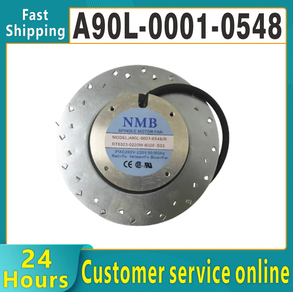 오리지널 A90L-0001-0548 R A90L-0001-0515 A90L-0001-0554 RW 스핀들 서보모터 냉각팬