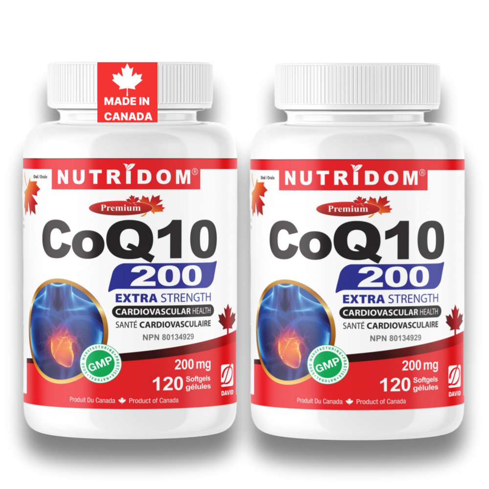 (2팩세트) 뉴트리돔 코큐텐 코엔자임 COQ10 2배 함량 200mg 120젤 - 상품 이미지