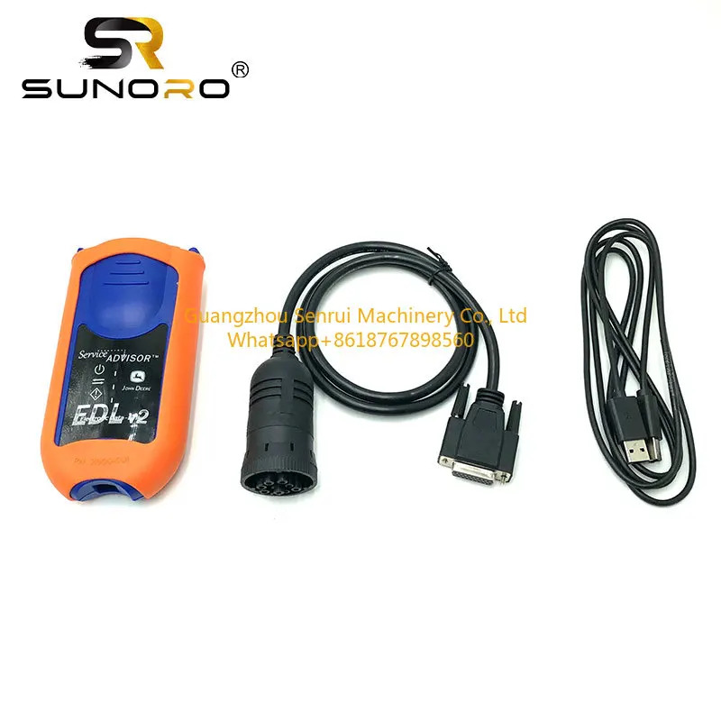 SUNORO EDL V2 V3 엔진 전진단 스캐너 도구 9 핀 어댑터 케이블 진단 좋은