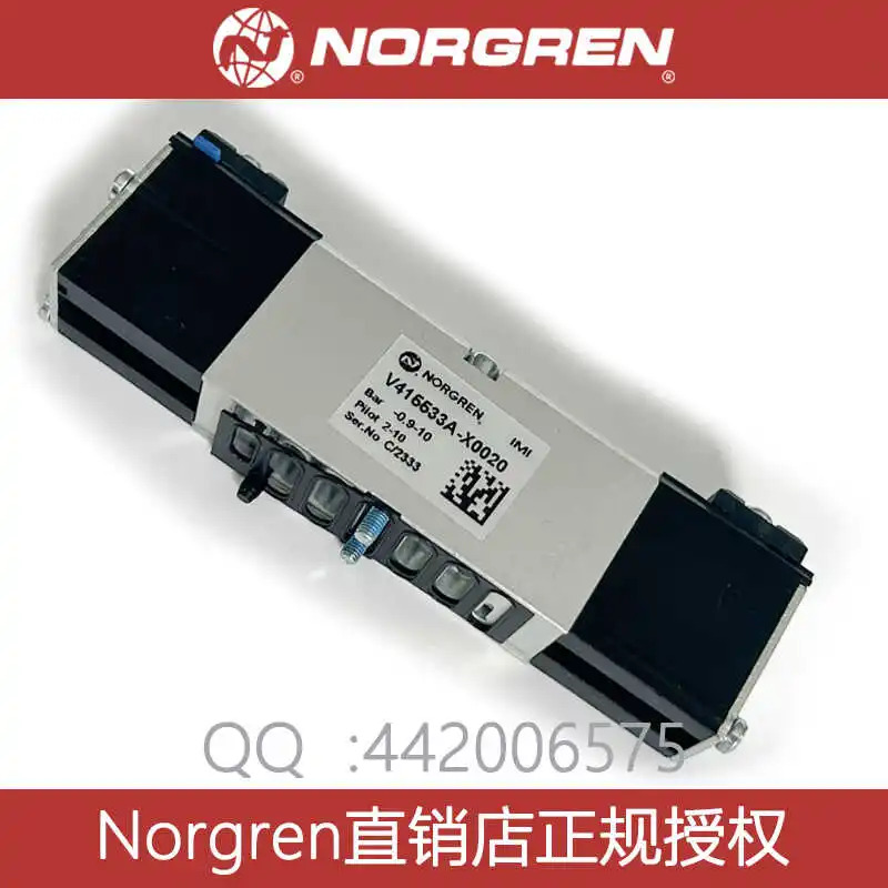 V415533A-X0020 영국 NORGREN 솔레노이드 밸브 공압 제어 방향 미니