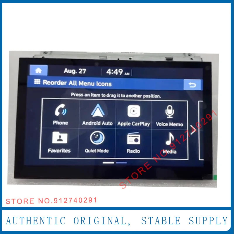 TDO-0797F00136-V6 TDO-0797F00136-V3 LMB5F00136 기아호환 모던호환 라디오 내비게이션 교체 LCD 터치 디스플레이 스크린