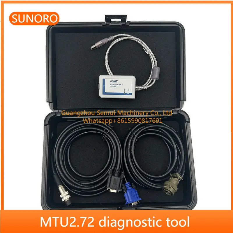 MTU 진단 USB to CAN 2.72 MEDC ADEC 디젤 엔진 스캐너 도구 디트로이트 2000 4000 시리즈용