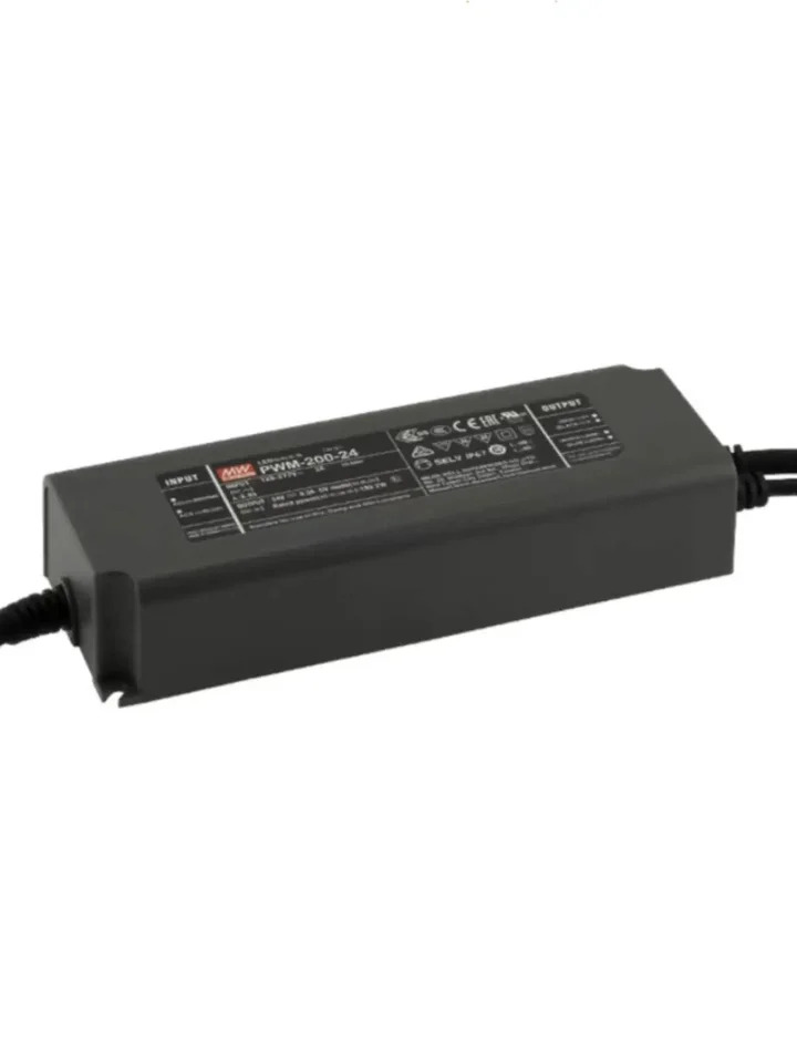 대만 Mingwei KNX 통신 제어 시네마 LED 디밍 드라이버 200W 조명 PWM-200-12KN/24KN