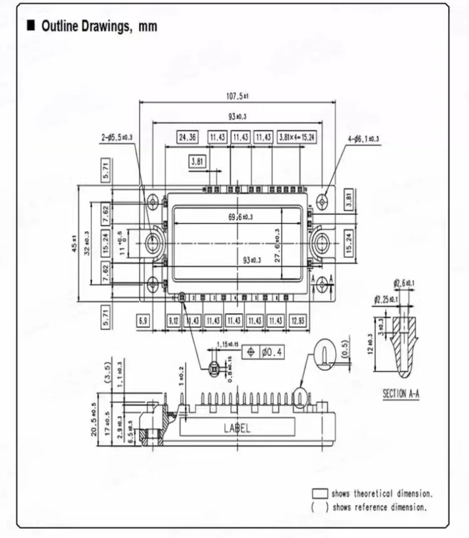 7MBR35UA120-50 전력 인버터 모듈 IGBT 35A1200V