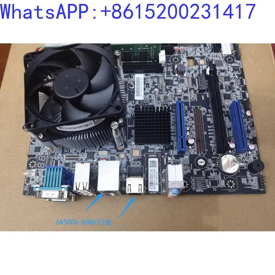 Longson 산업제어 컴퓨터 인트라넷 호스트 듀얼 포트 마더보드 3A5000