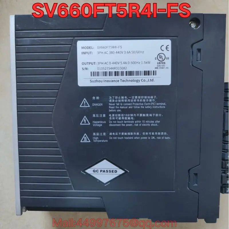 SV660FT5R4I-FS 서보 드라이브