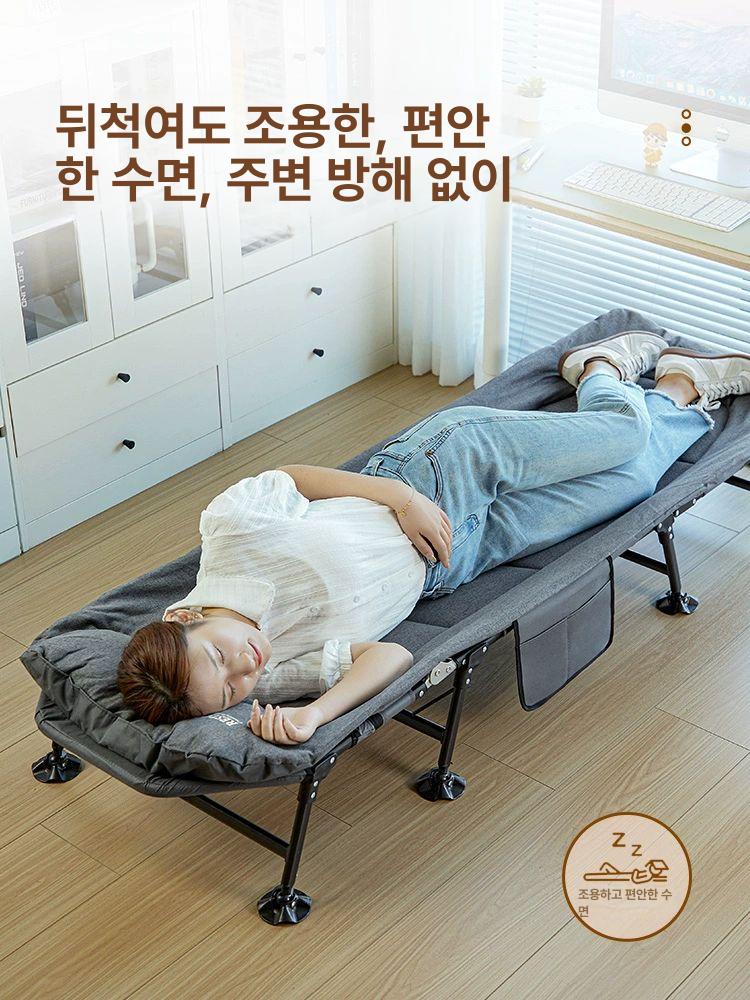 침상 접이식침대 캠핑침대 간이침대 야전침대 차박 더블 초경량 - 상세 이미지 3