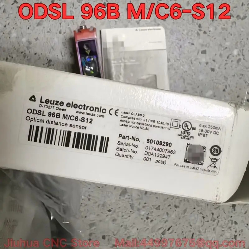 ODSL 96B M/C6-S12 레이저 거리 측정 센서