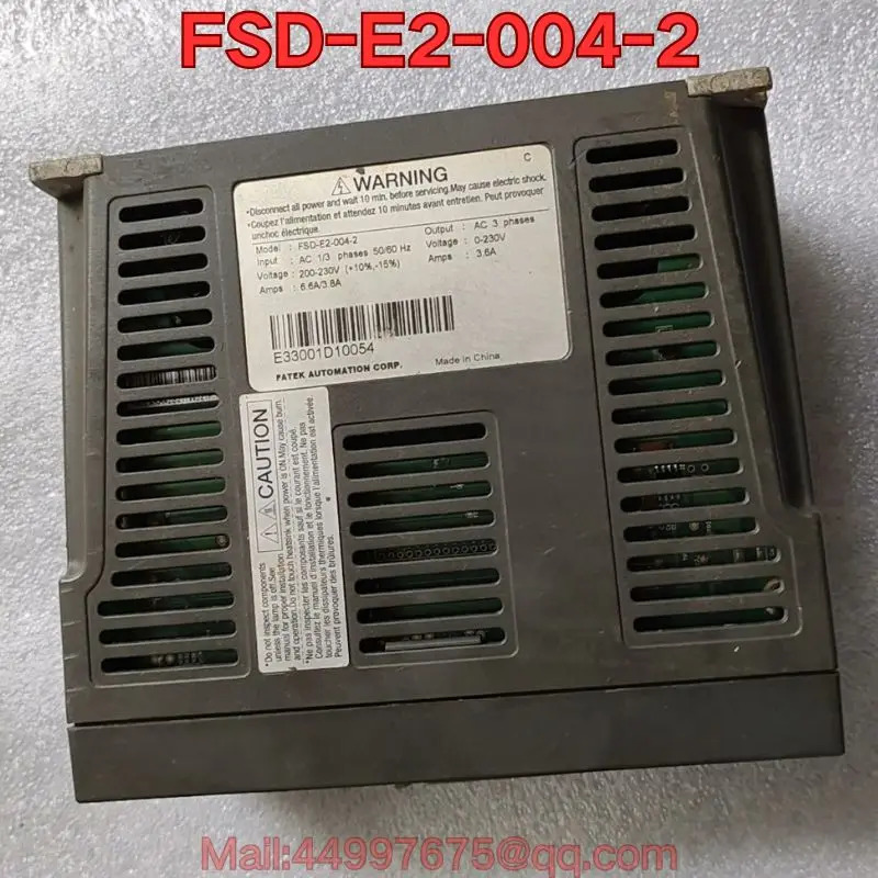 리퍼 FSD-E2-004-2 서보 드라이브 기능 리퍼는 정상