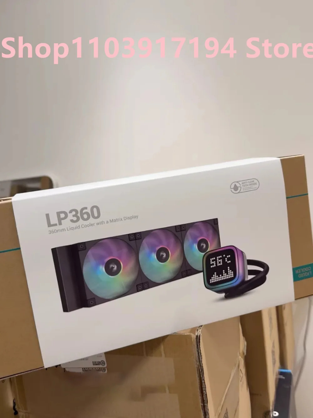 딥 쿨 LP360 블랙 통합 수냉